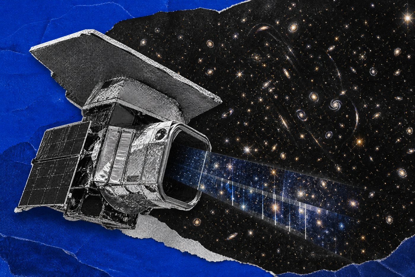 Roman surveys a wide field of distant galaxies to investigate the universe’s accelerating expansion.