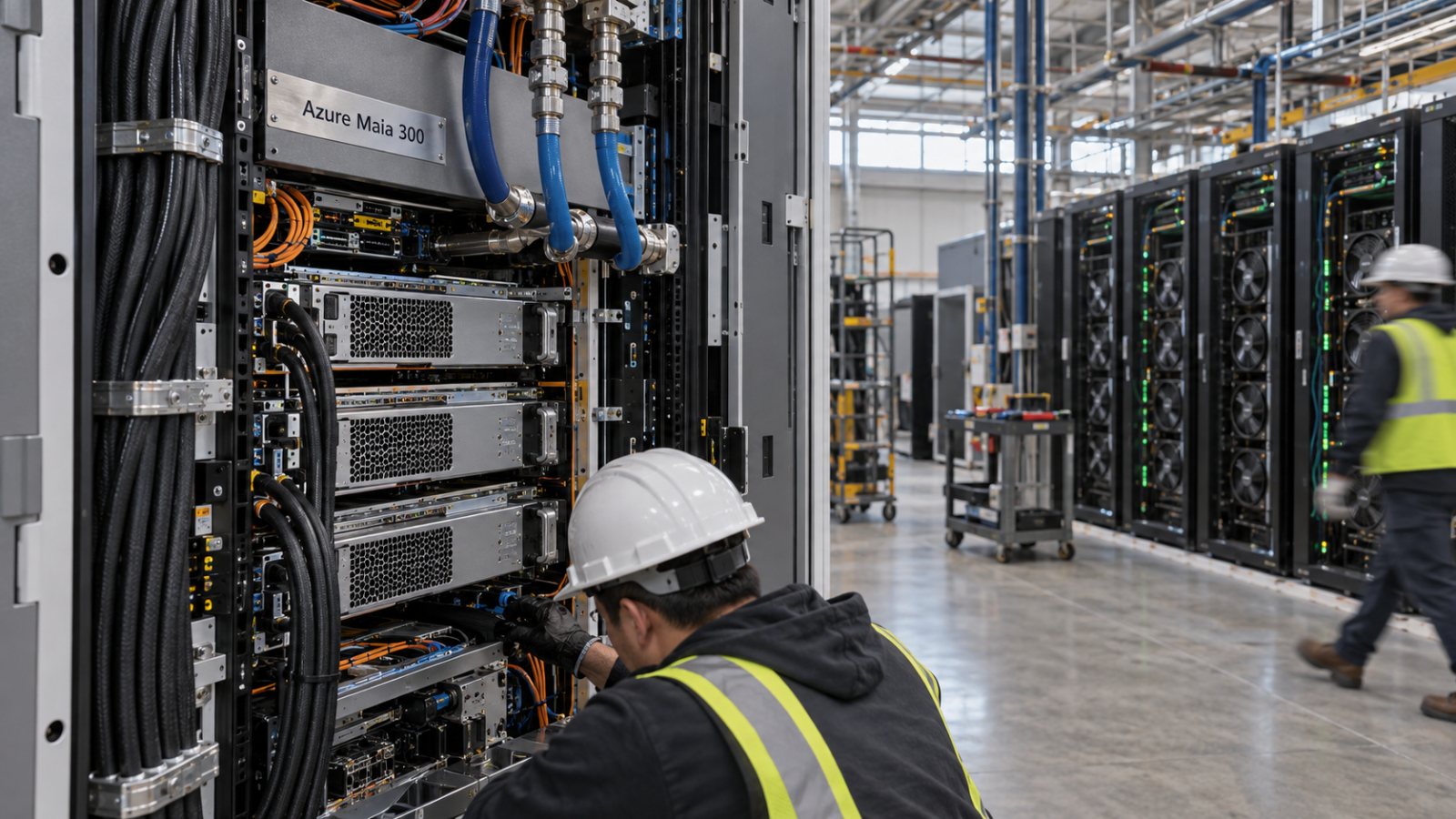 Maia 300 má pohánět Microsoft AI, slibuje o 40 % více tokenů