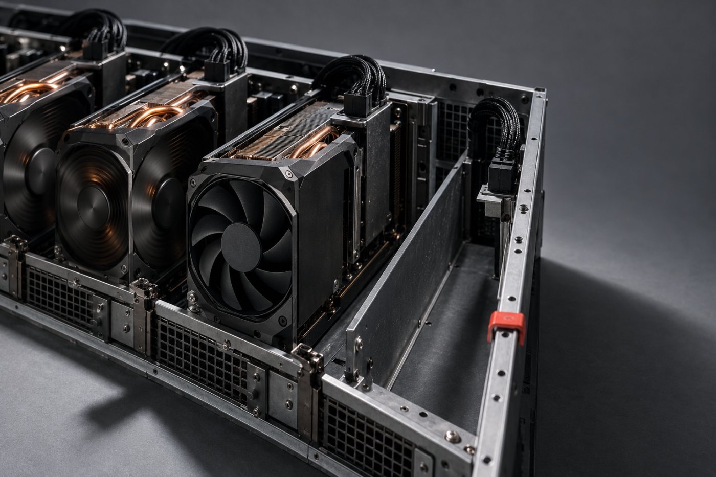 GPU ที่จัดสรรให้บริการ inference ยังต้องรอโหลดโมเดล ขณะมีกำลังสำรองไว้รองรับคำขอ