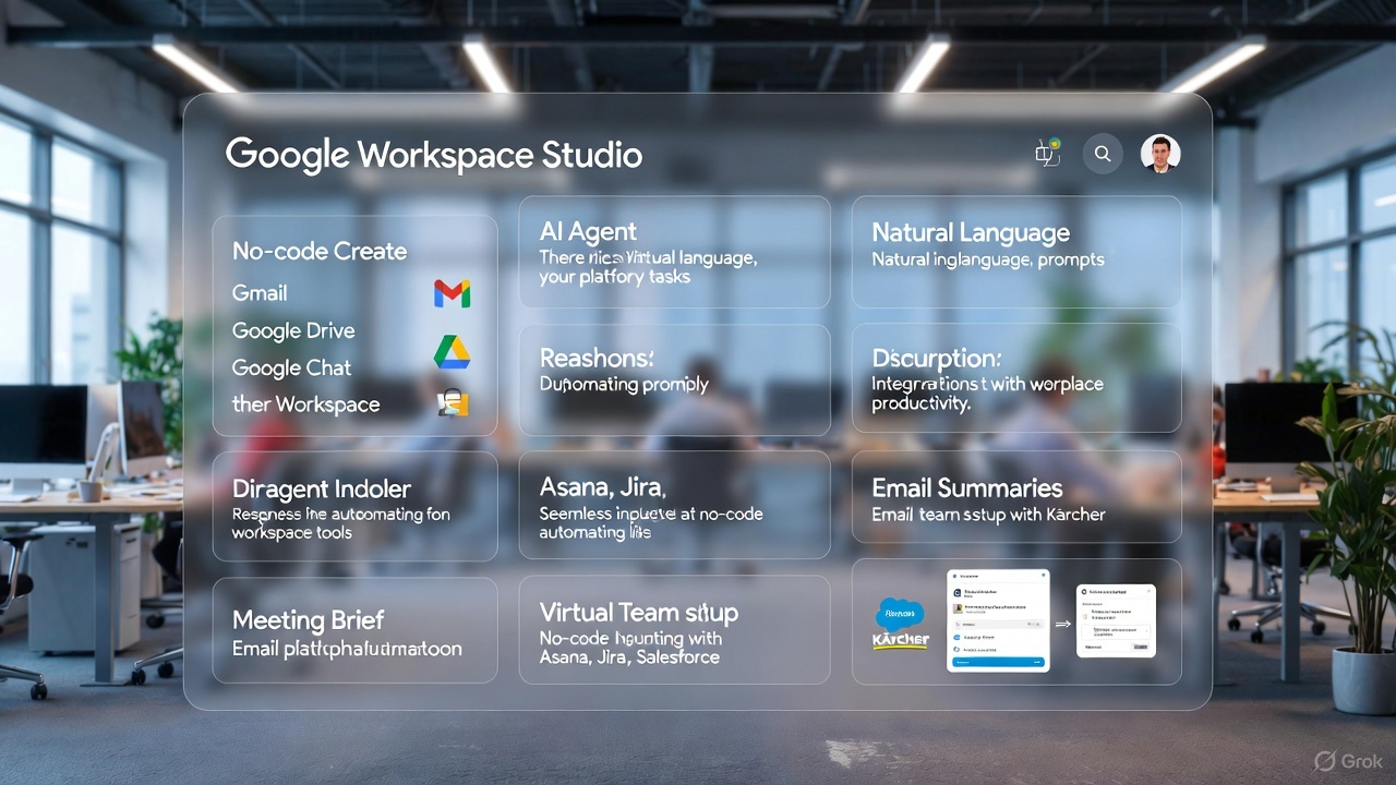 Google Unleashes Workspace Studio: A No-Code AI Agent Revolution Powered by Gemini 3