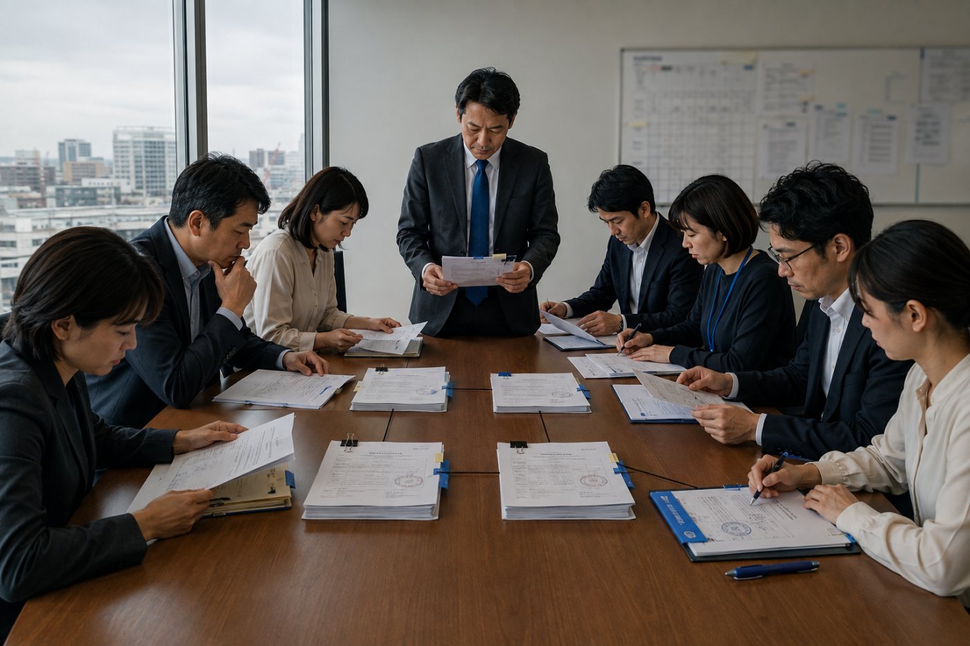 一件の採用判断を、リスク、データ、ログ、文書、通知、人間の監督、運用後監視の記録で追跡する監査