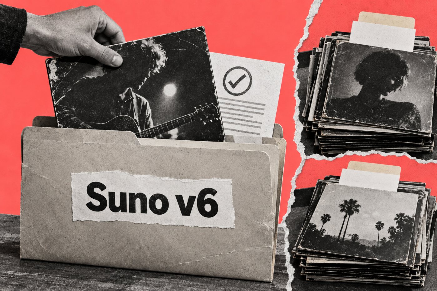 라이선스된 Warner 음악과 선택 참여 자료가 구분돼 Suno v6 개발에 편입되는 과정