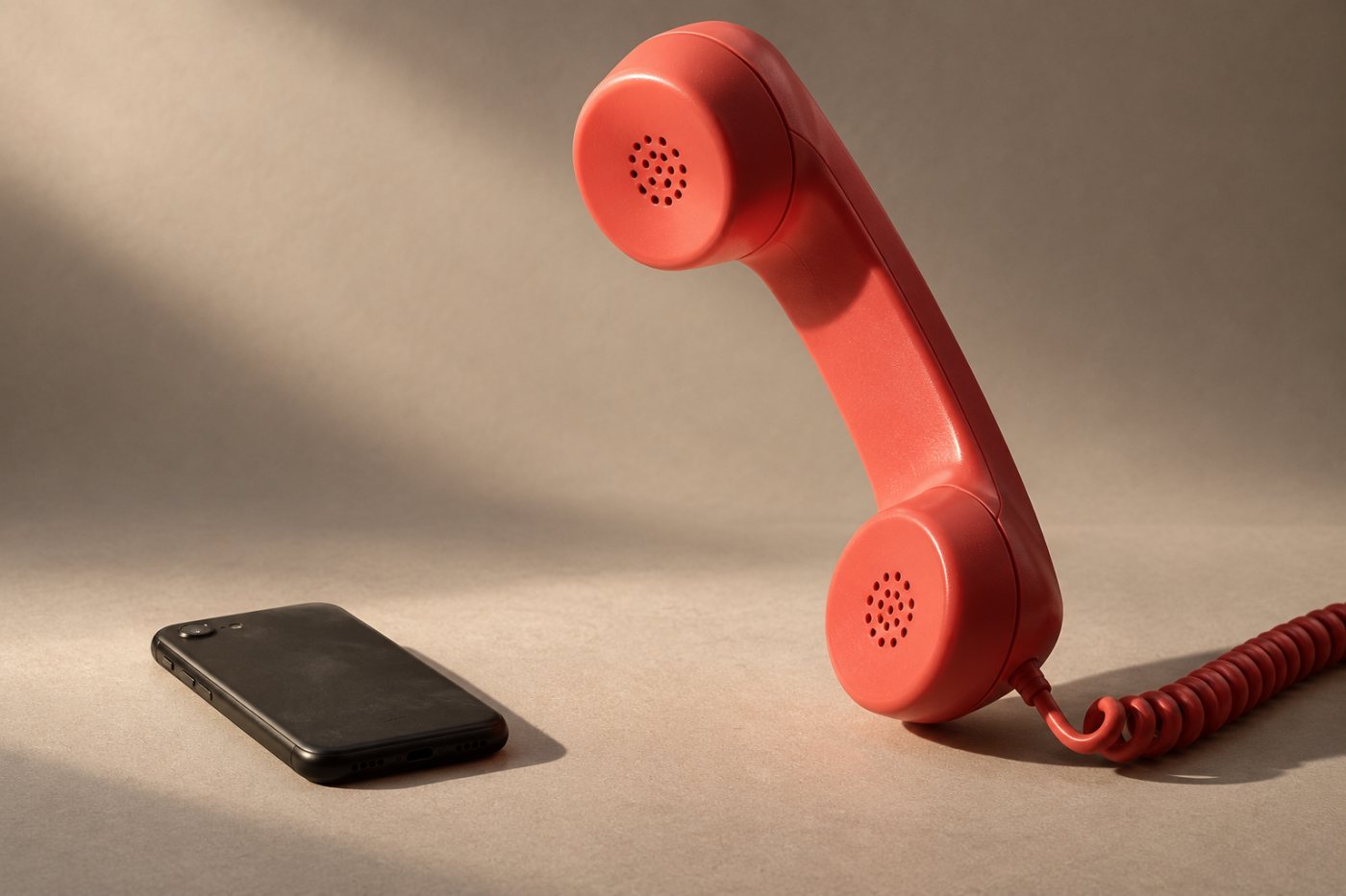 Un angajat raportează telefonic un mesaj suspect prin canalul stabilit de firmă.