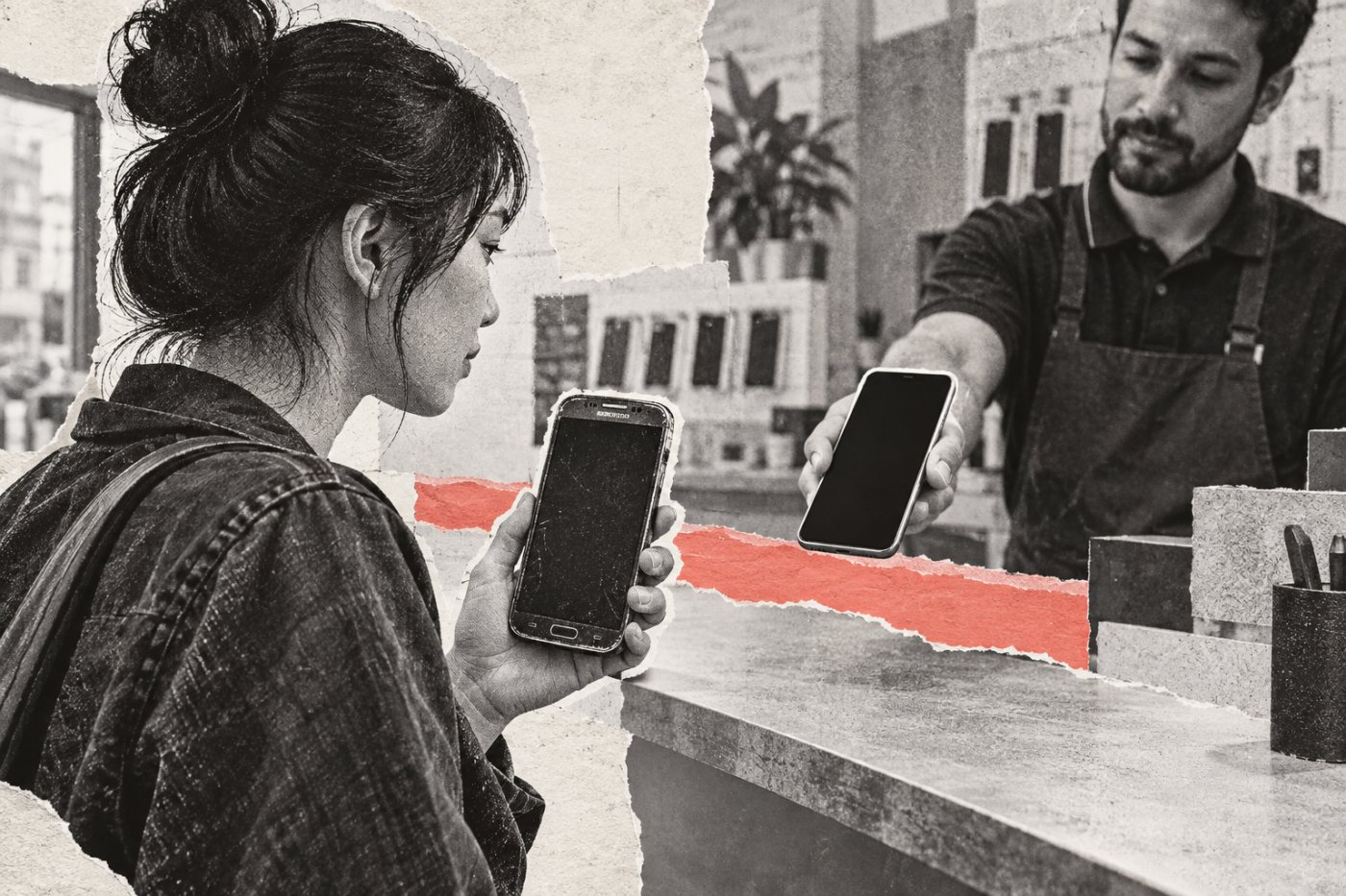 پرانا Android فون پاس رکھتے ہوئے نئے Android فون کی منتقلی، تاکہ تصدیقی کوڈ بحال ہونے کی پڑتال ہو سکے