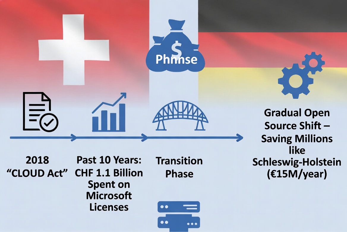 Switzerland Signals Shift from Microsoft: A Long-Term Push for Open-Source Independence Amid Lingering Dependencies