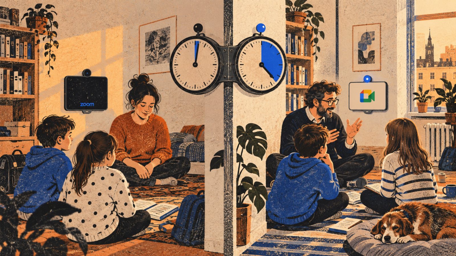 Zoom czy Google Meet? Darmowa rozmowa kończy się po 40 albo 60 minutach