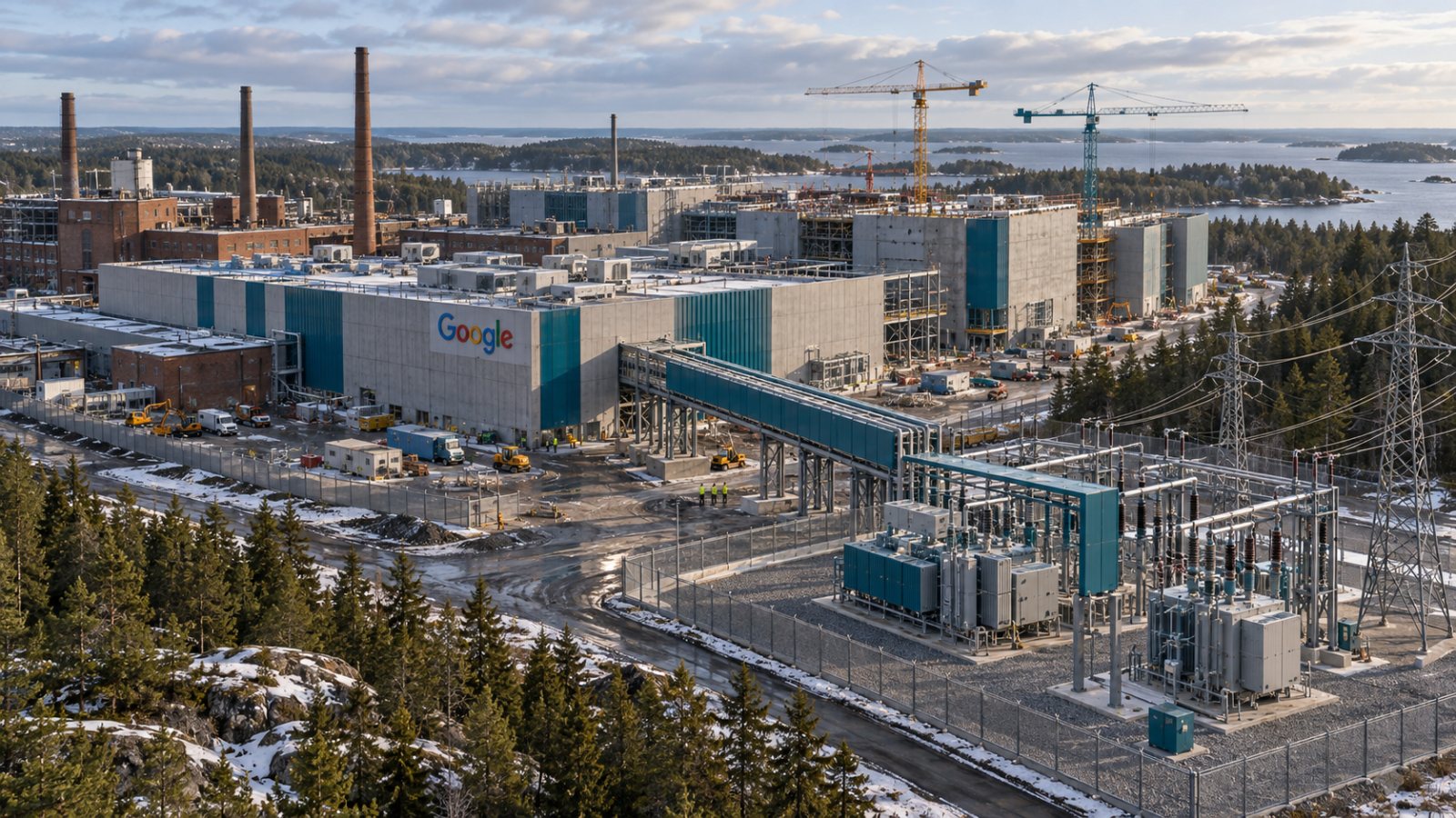 Google investit 13 Md€ en Finlande, avec le nucléaire dans l’équation