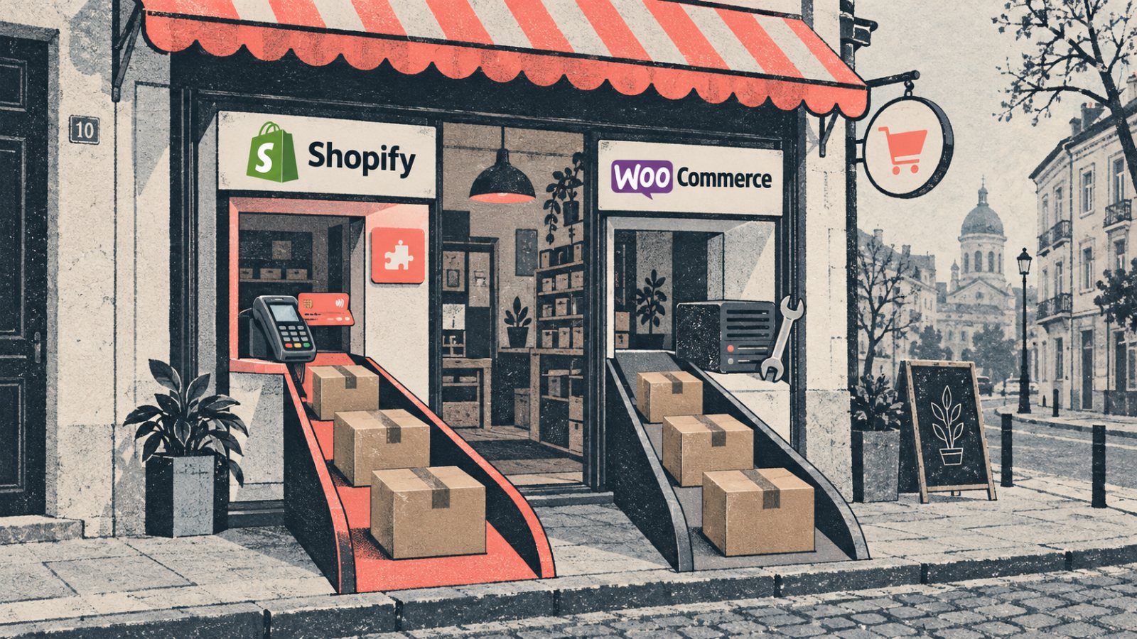 Shopify sau WooCommerce în România: costul real începe după abonament