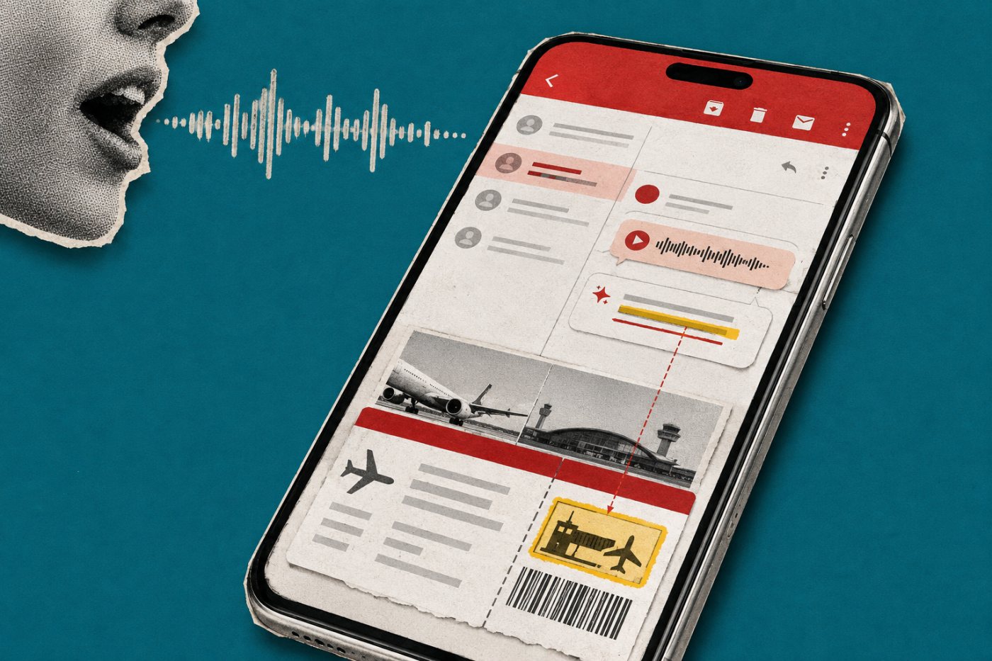 Gmail Live encontra em uma mensagem a informação pedida por voz e permite conferir o e-mail correspondente.