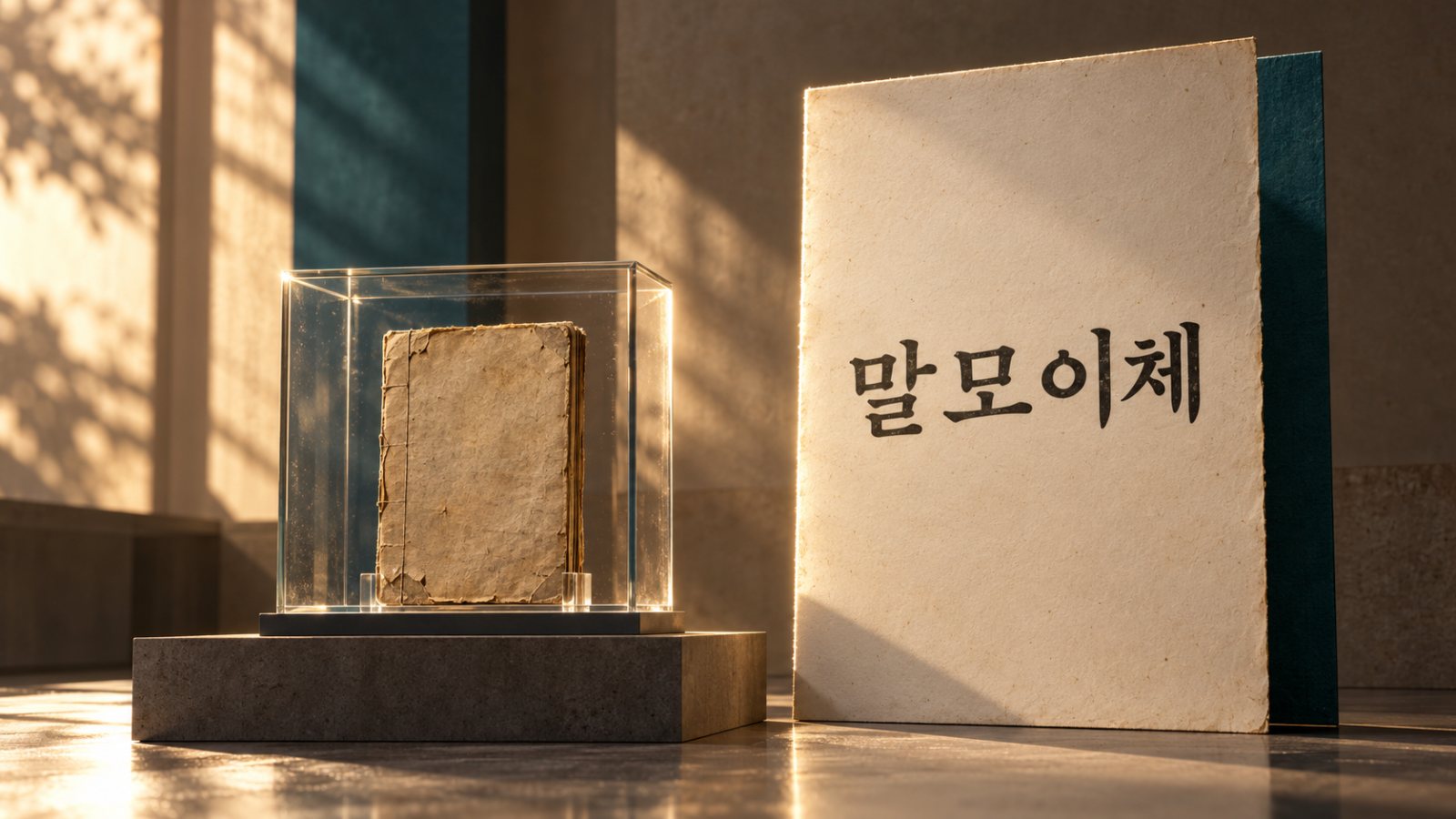 1914년 손글씨가 ‘말모이체’가 됐다…2,350자를 누구나 쓴다