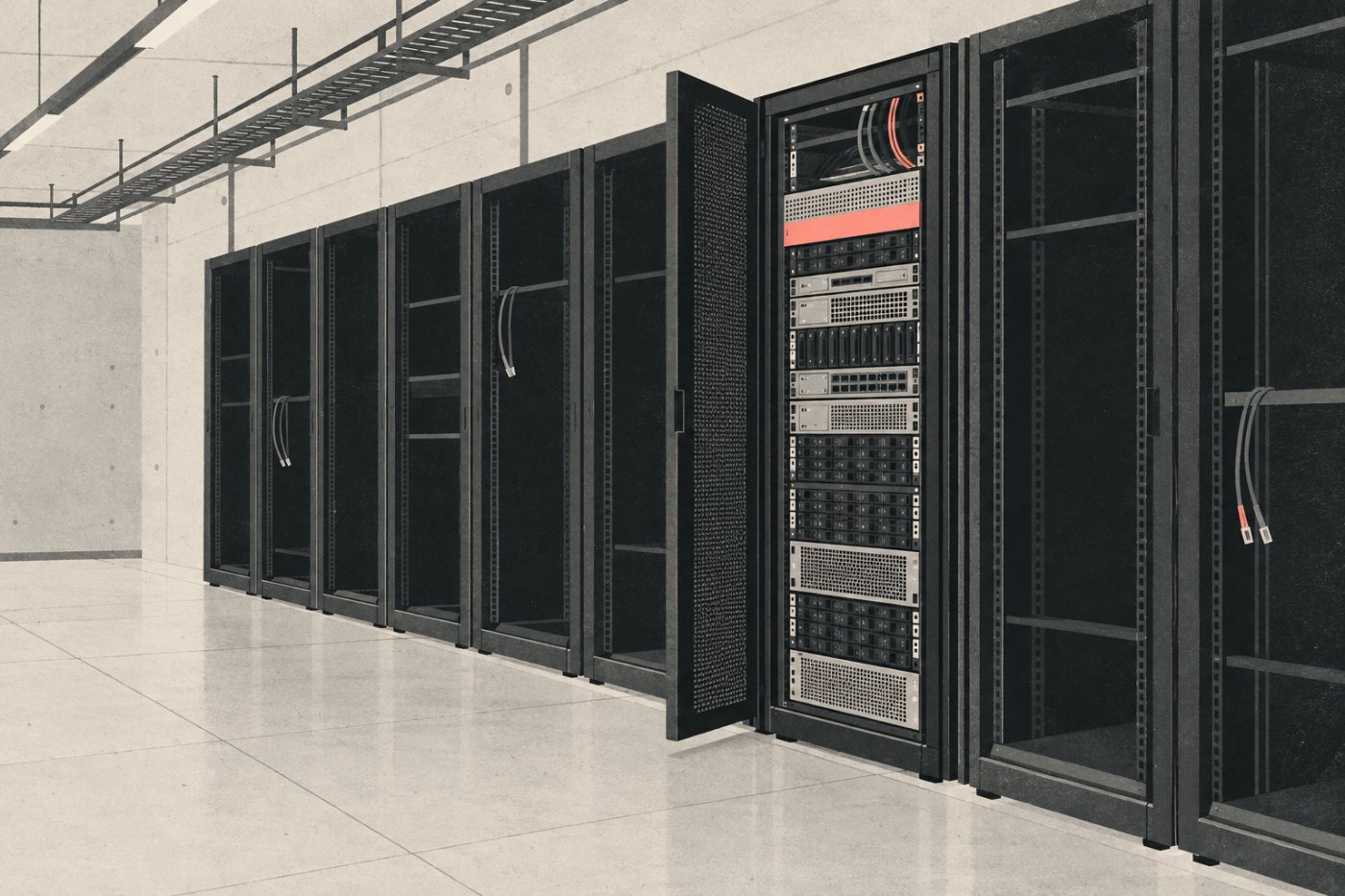 „Oxide Cloud Computer“ sistema įmonės duomenų centre – galutinis gamybos ir pristatymo rezultatas.