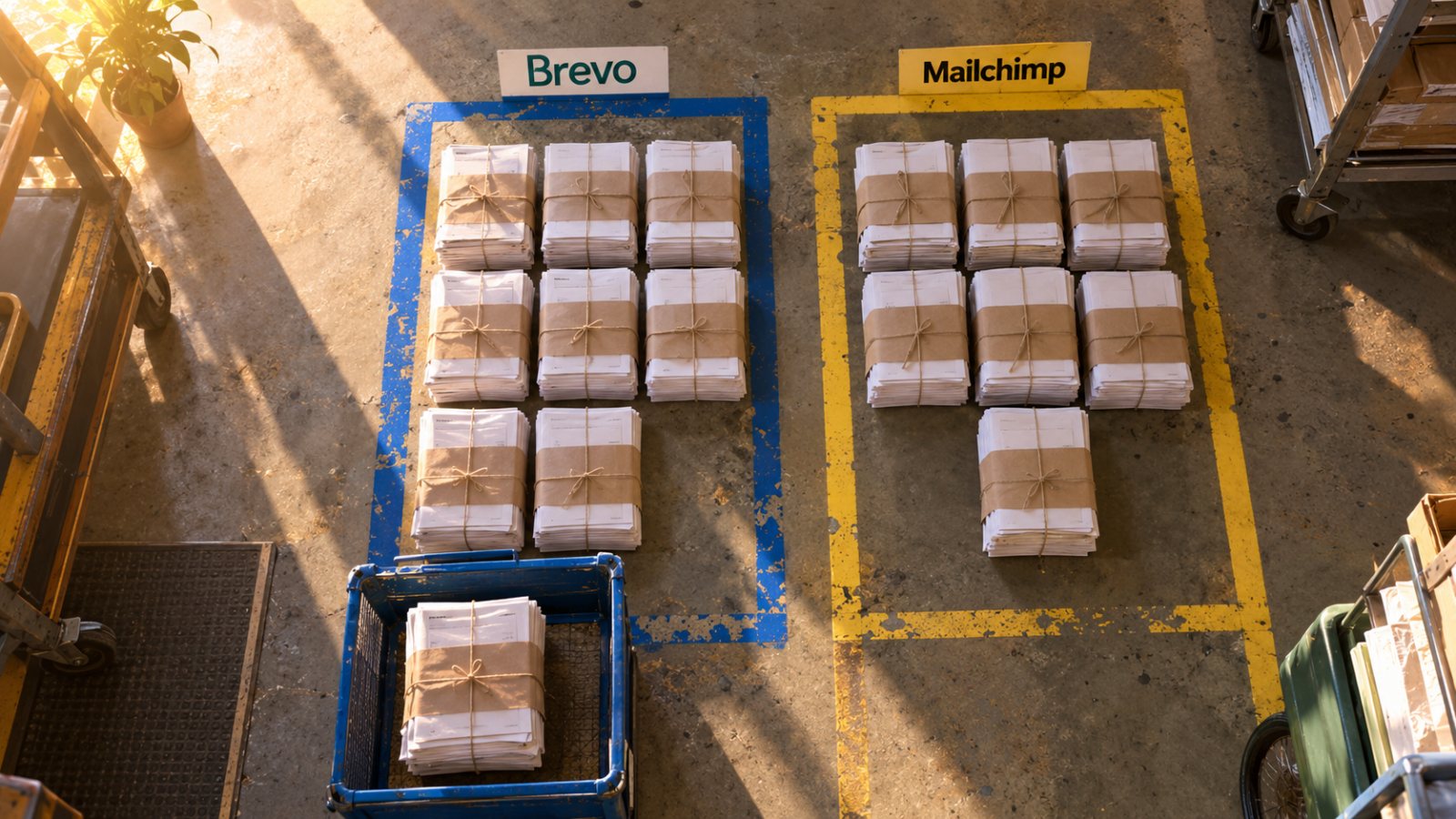 Brevo czy Mailchimp? Wielka lista nie musi być droga, dopóki rzadko wysyłasz
