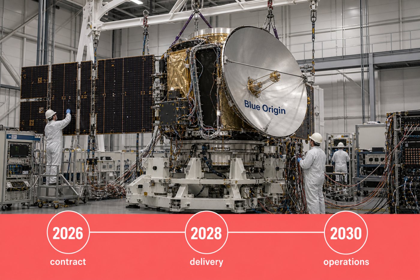 Mars Telecommunications Orbiter menjalani integrasi dan pengujian sebelum tenggat penyerahan 2028 dan target operasi Mars 2030.