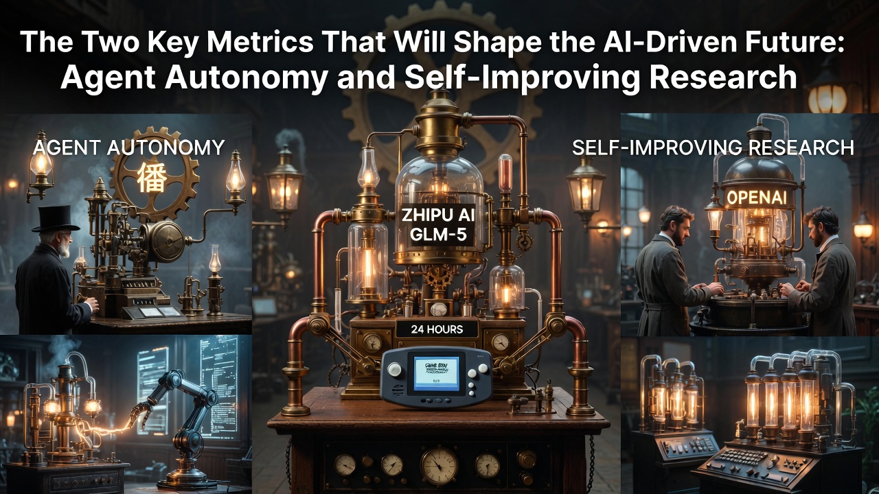The Two Key Metrics That Will Shape the AI-Driven Future: Agent Autonomy and Self-Improving Research