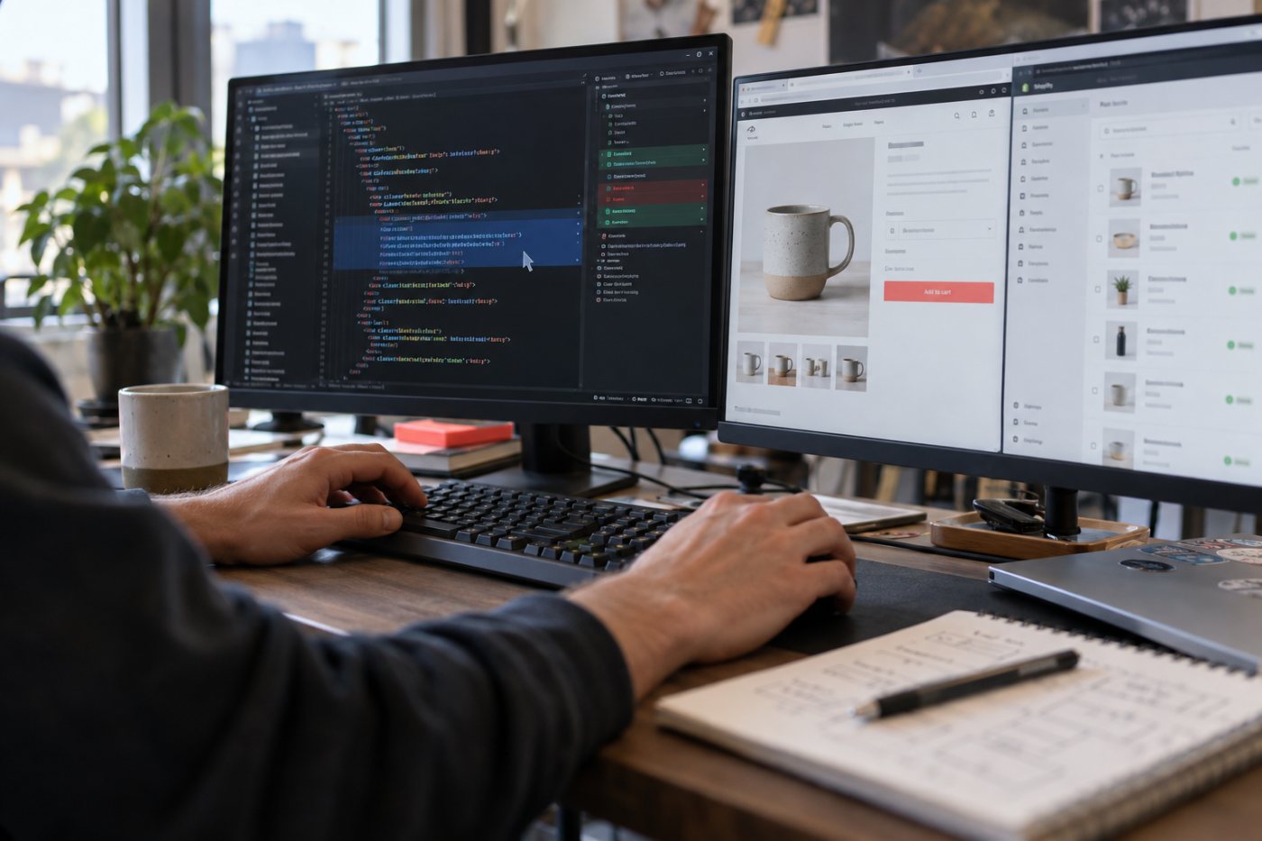 Tim Tailwind CSS menilai perubahan kerangka kerja dalam alur produk Shopify untuk toko dan administrasi perdagangan.