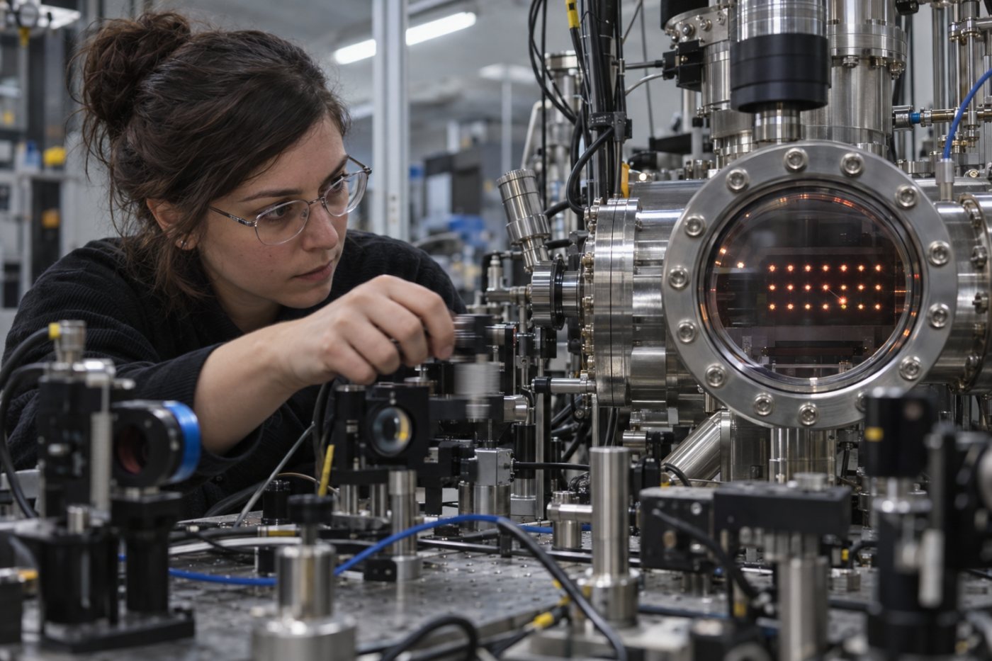 „Oratomic“ neutraliųjų atomų masyvo koncepcija rodo, kaip pertvarkomi kubitai galėtų padėti taisyti skaičiavimo klaidas.