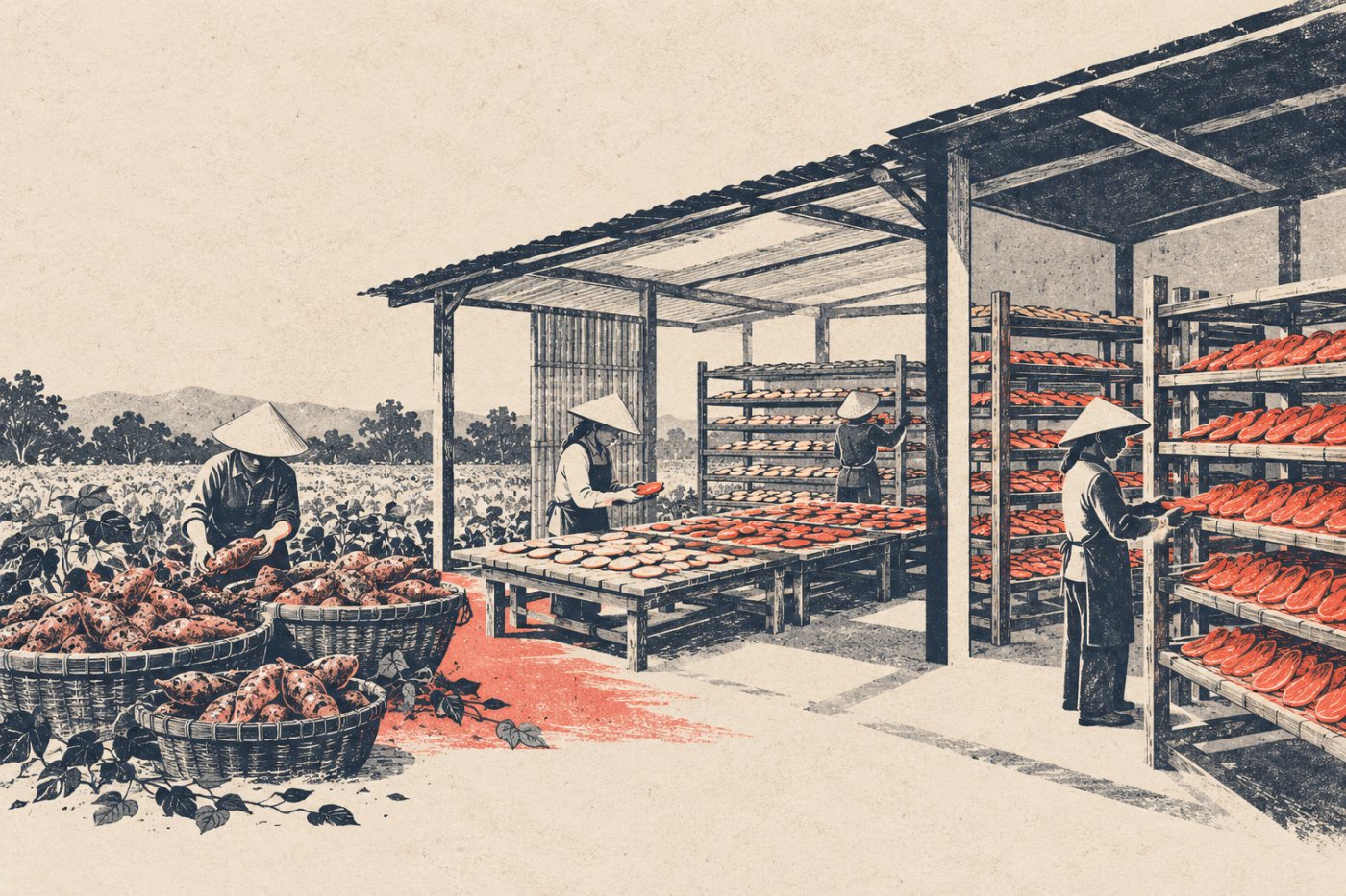Nông sản sau thu hoạch được hoàn thiện thành sản phẩm, gợi lộ trình ươm tạo và thương mại hóa sau cuộc thi.