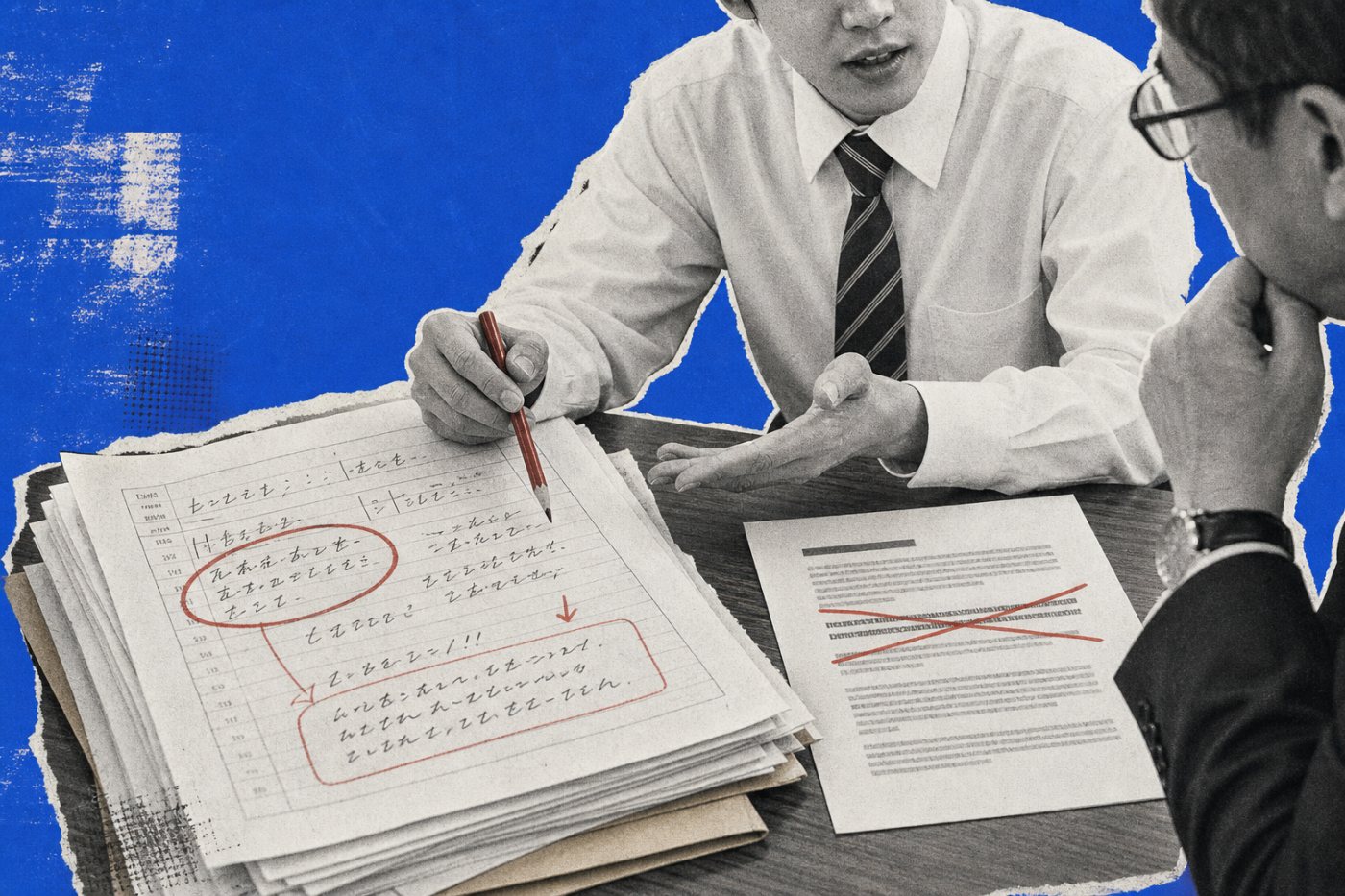 AIの回答を見る前に仮説を立て、出力との差分と却下理由を説明する新人
