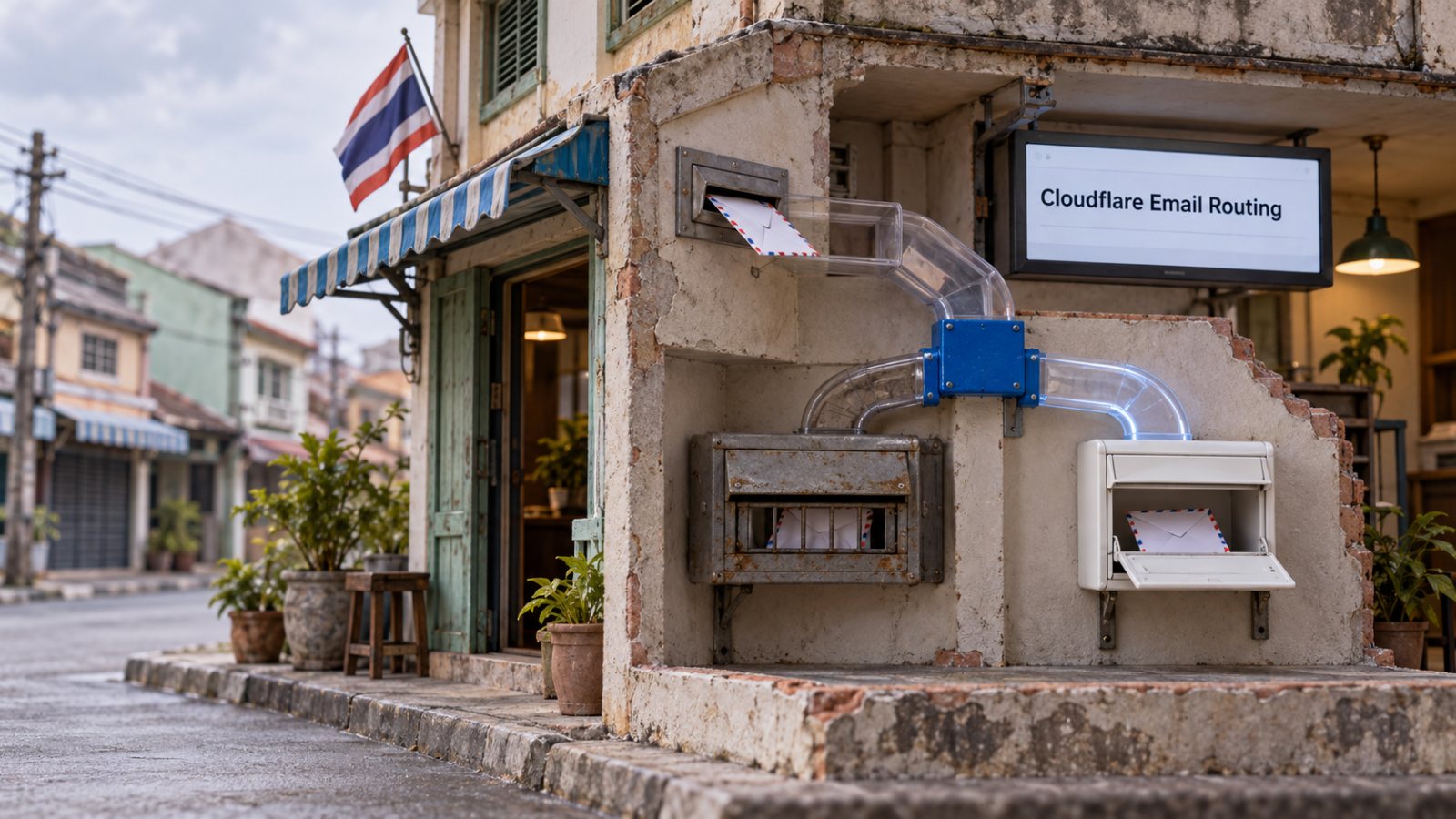 ตั้ง Cloudflare Email Routing: MX เดิมอาจทำให้อีเมลหยุดเข้า