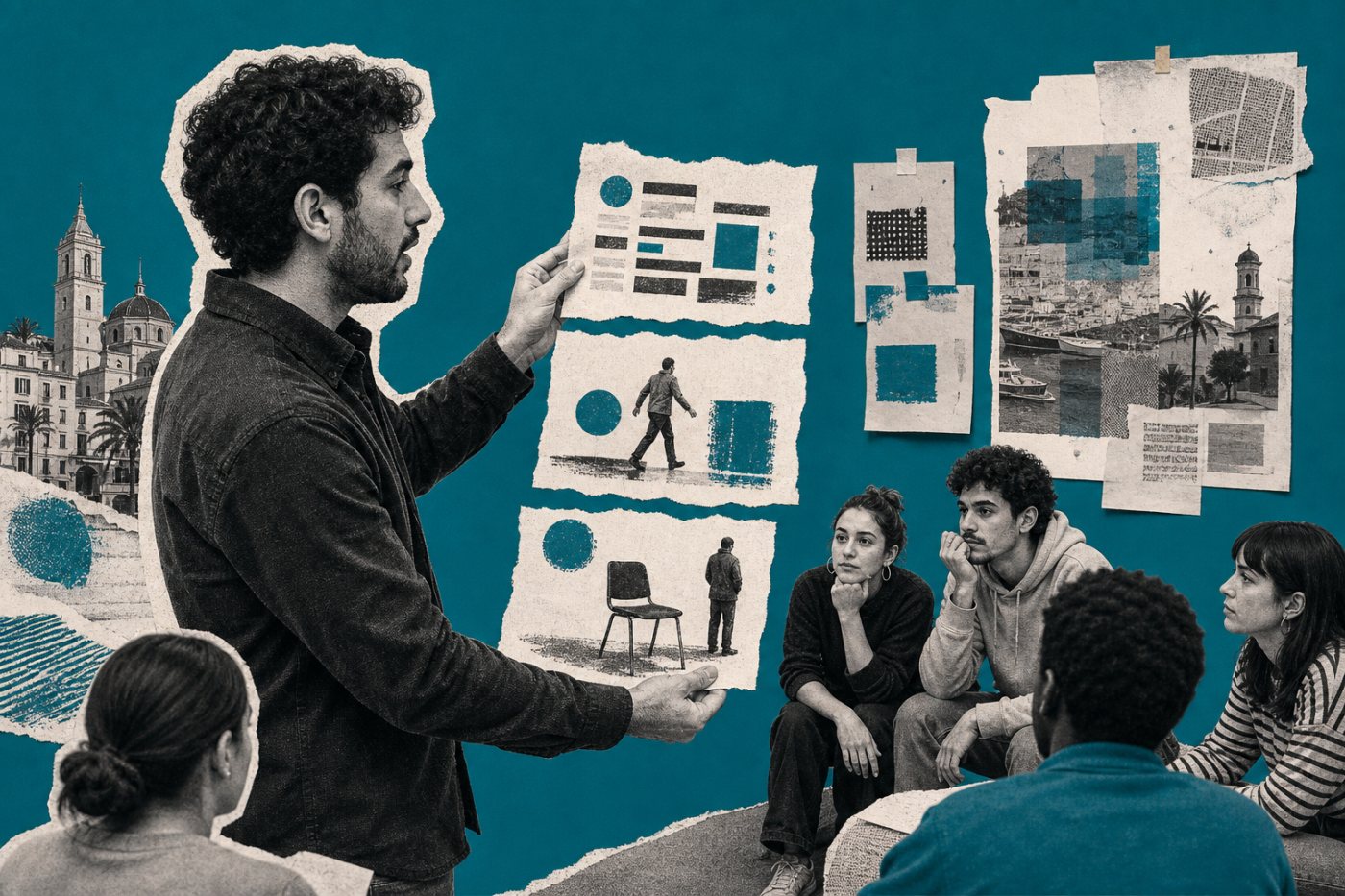 Jóvenes analizan la adaptación del empleo inicial a la inteligencia artificial y la precariedad laboral.