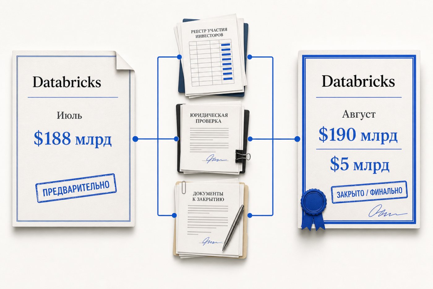 Раунд Databricks переходит от предварительных условий к финальной оценке $190 млрд.