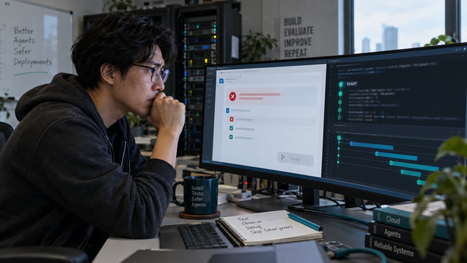 AI代理改坏了才发现?用GitHub Actions在合并前拦截回归