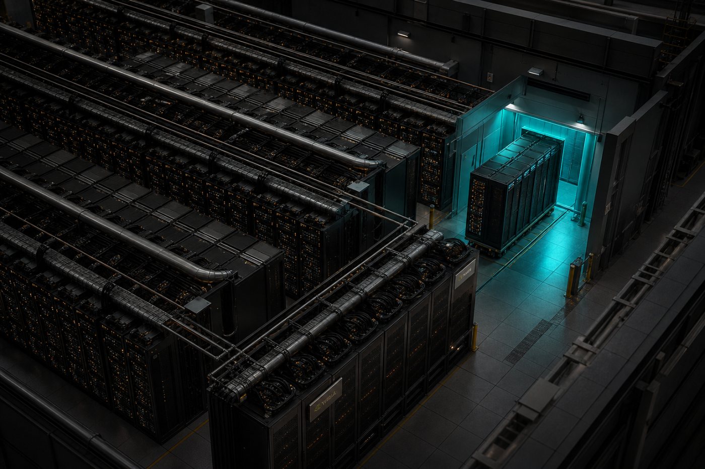 Работающая инфраструктура ИИ NVIDIA, на которую пришлось $89 млрд из $96,221 млрд квартальной выручки