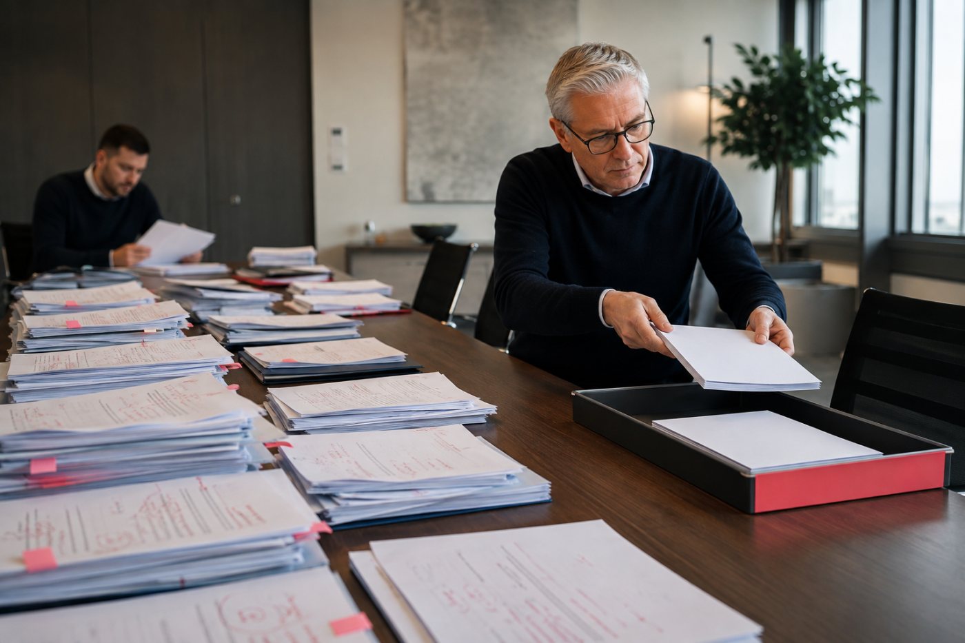 Viele Dokumentaktionen führen durch eine Qualitätsprüfung, aber nur freigegebene Arbeitsergebnisse gelangen in die betriebliche Nutzung.