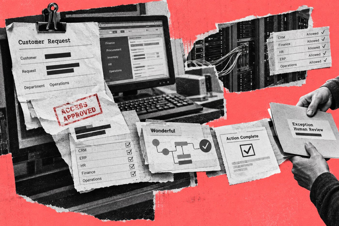 Wonderful AI OS coordena agentes, contexto, aplicações e sistemas até concluir uma solicitação empresarial