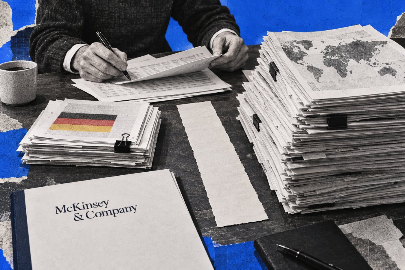 McKinseys deutsche Teilstichprobe wird getrennt vom globalen Unternehmenssample geprüft.