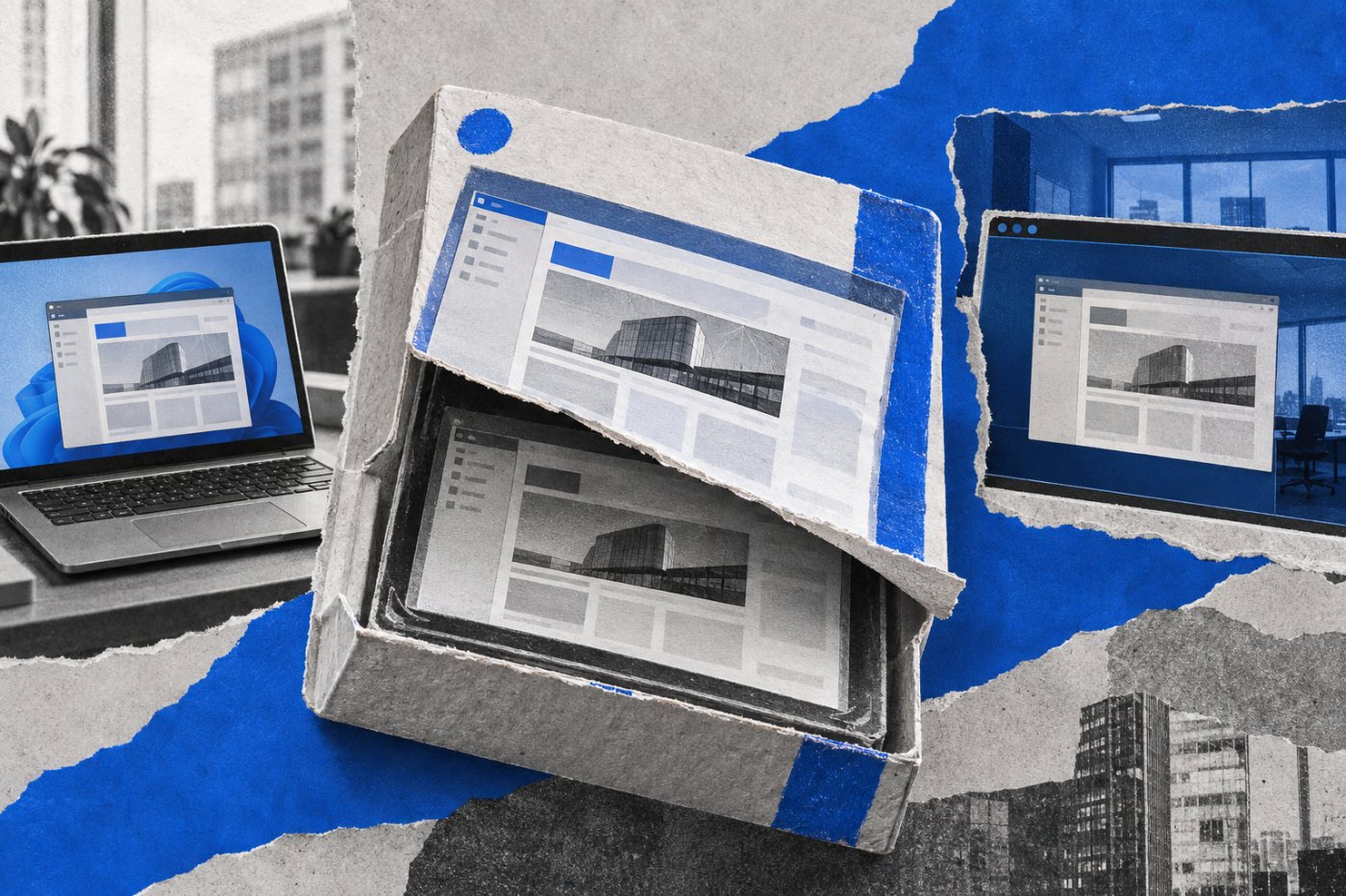 Physical ও virtual Windows পরিবেশে base image থেকে আলাদা অ্যাপ update ও rollback করা হচ্ছে