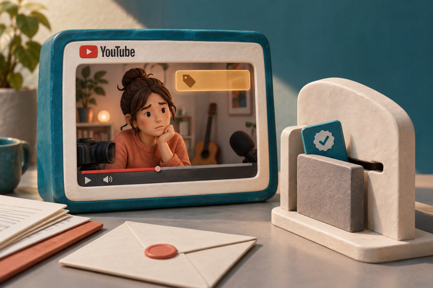 Un créateur constate une étiquette de contenu de marque erronée sur YouTube sans recours garanti.