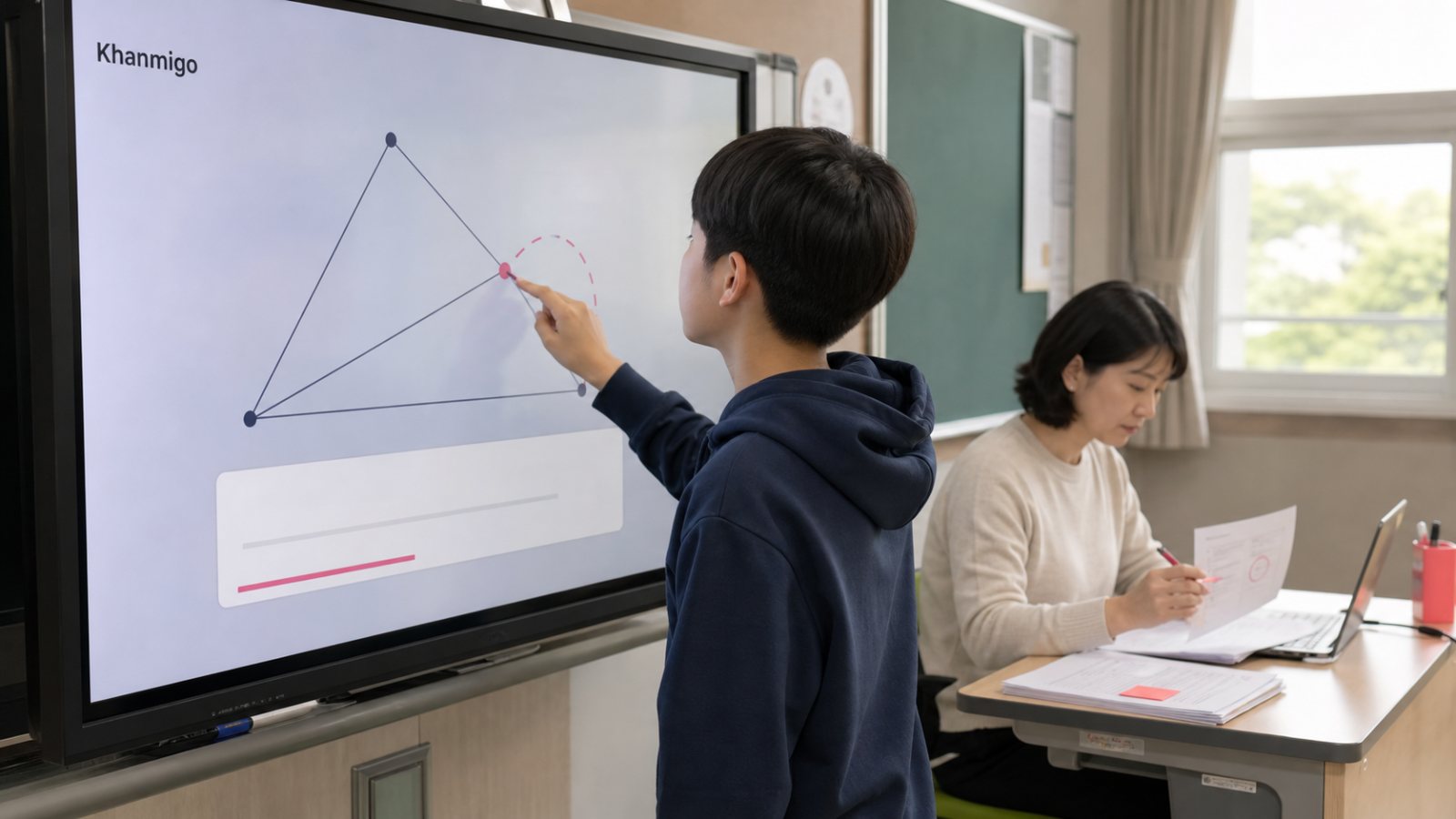 Khanmigo가 그림을 그리기 시작했다, 문제 출제권은 교사에게 남겼다