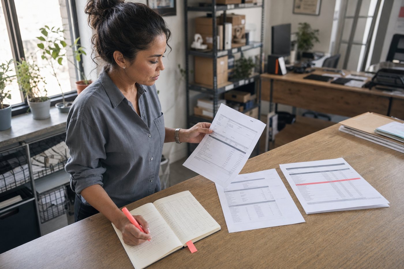 A business reconciles payment records with its commercial credit file and traces a missing tradeline to mismatched company details.