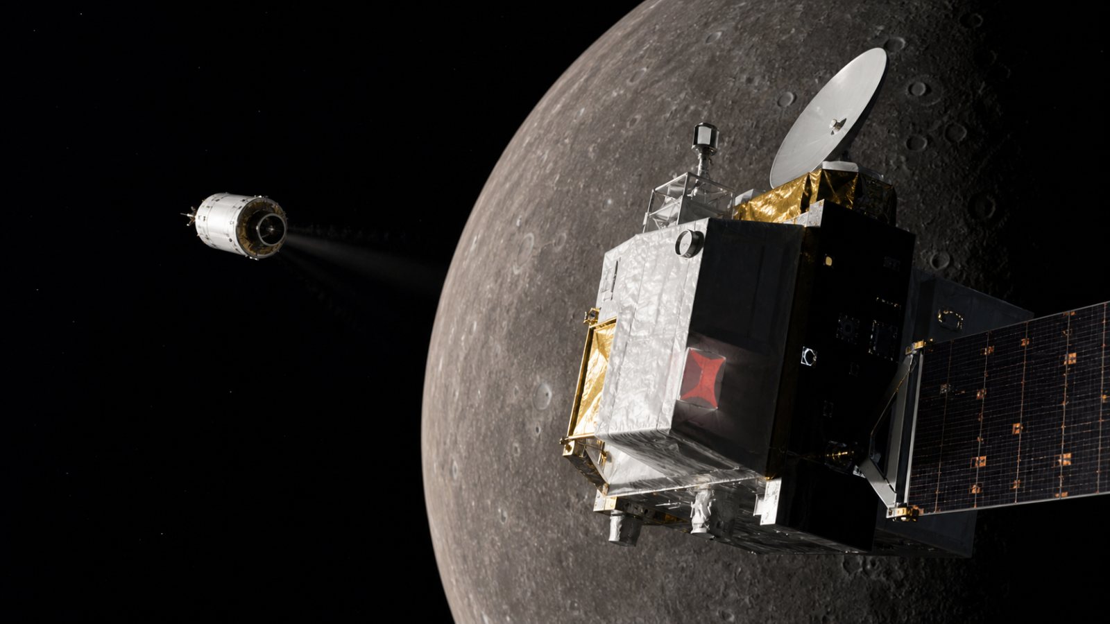 BepiColombo يفصل محركه بعد ثماني سنوات في الطريق إلى عطارد