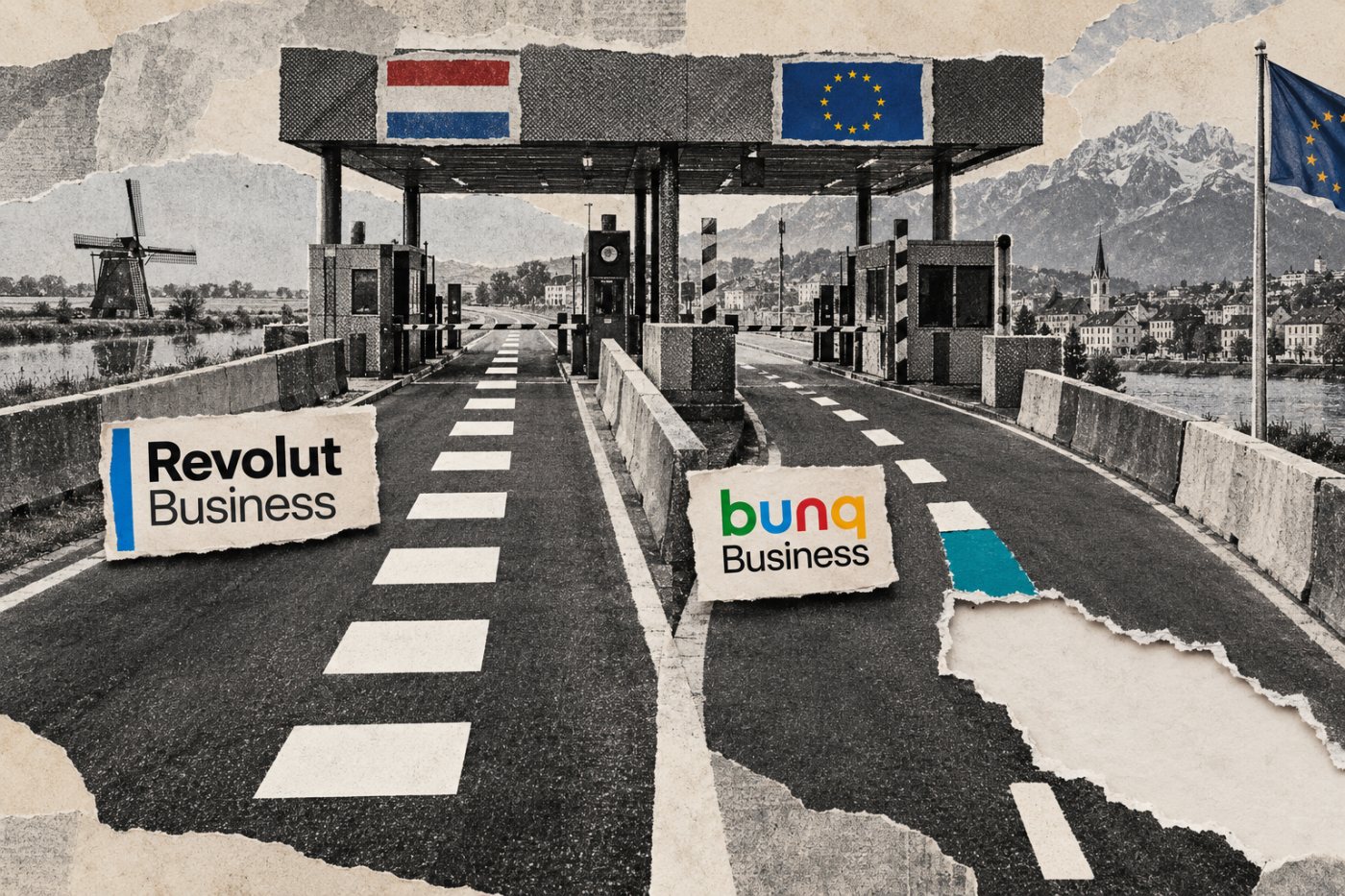 Revolut Grow heeft in het internationale voorbeeld een berekende jaarprijs van €420; bij bunq Elite komen boven op €287,88 abonnement nog valutakosten.