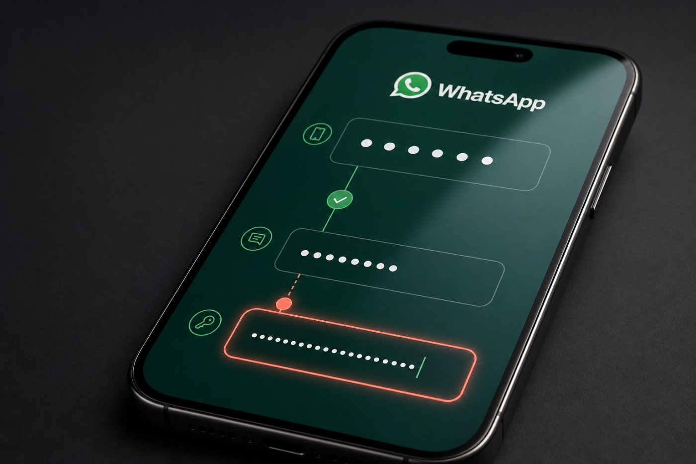 WhatsApp 2단계 인증이 6자리 PIN에서 영문·숫자·특수문자 비밀번호로 강화되는 과정