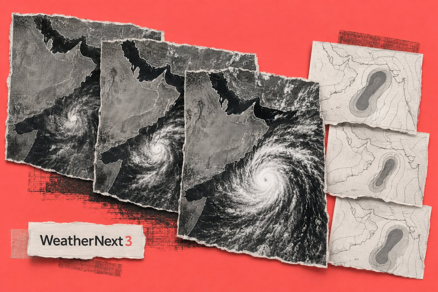 صور أقمار اصطناعية حديثة تغذي WeatherNext 3 لتعديل توقع موقع الأمطار خلال ساعة