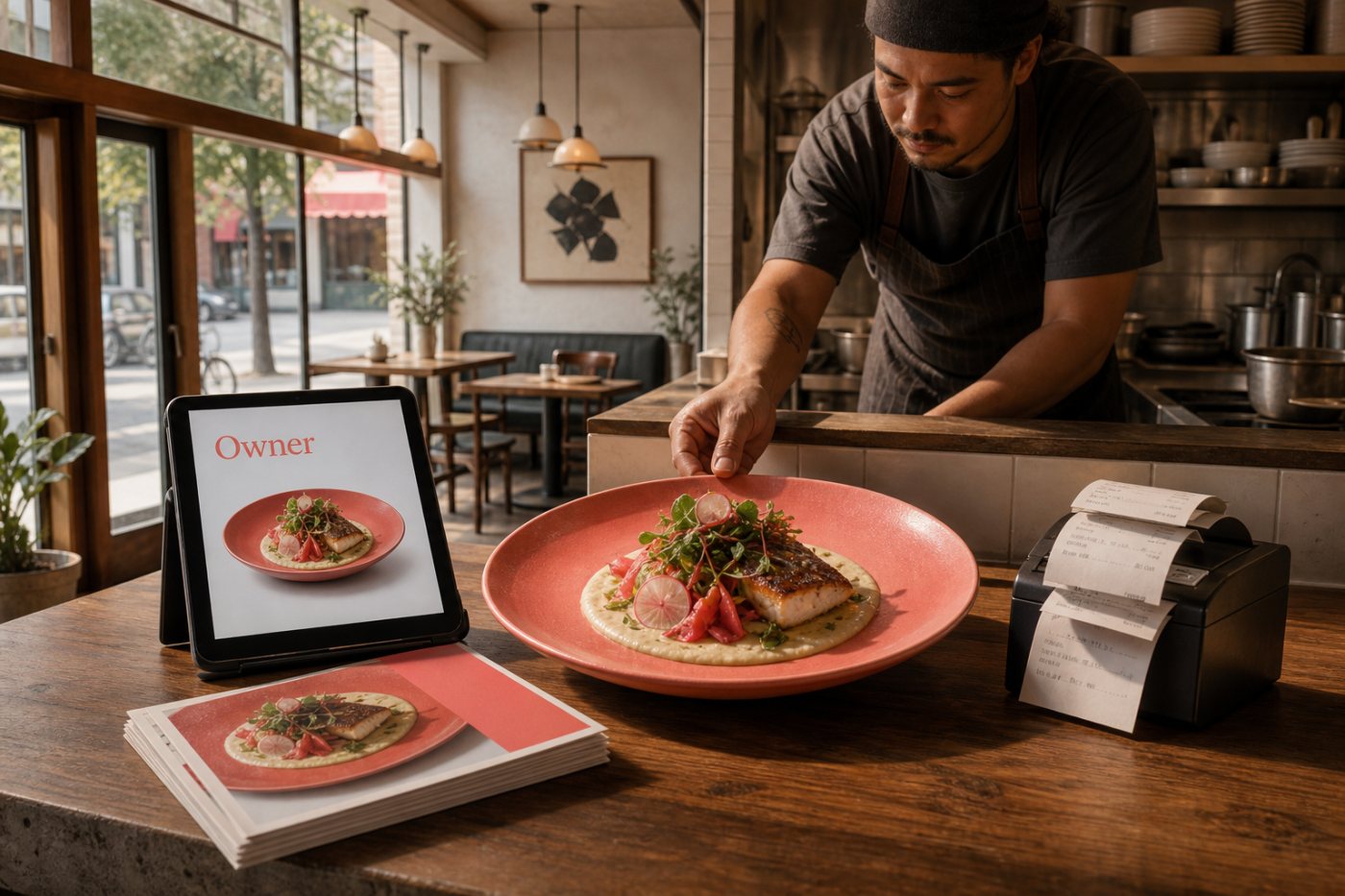 Owner automatise la promotion d’un plat, sa publication numérique et la réception de commandes directes.