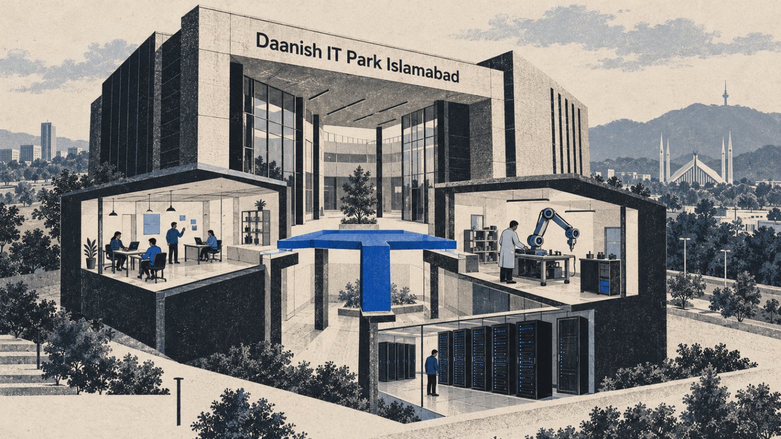 اسلام آباد کا Daanish IT Park کھل گیا، مگر اصل امتحان آپریٹر کا ہے