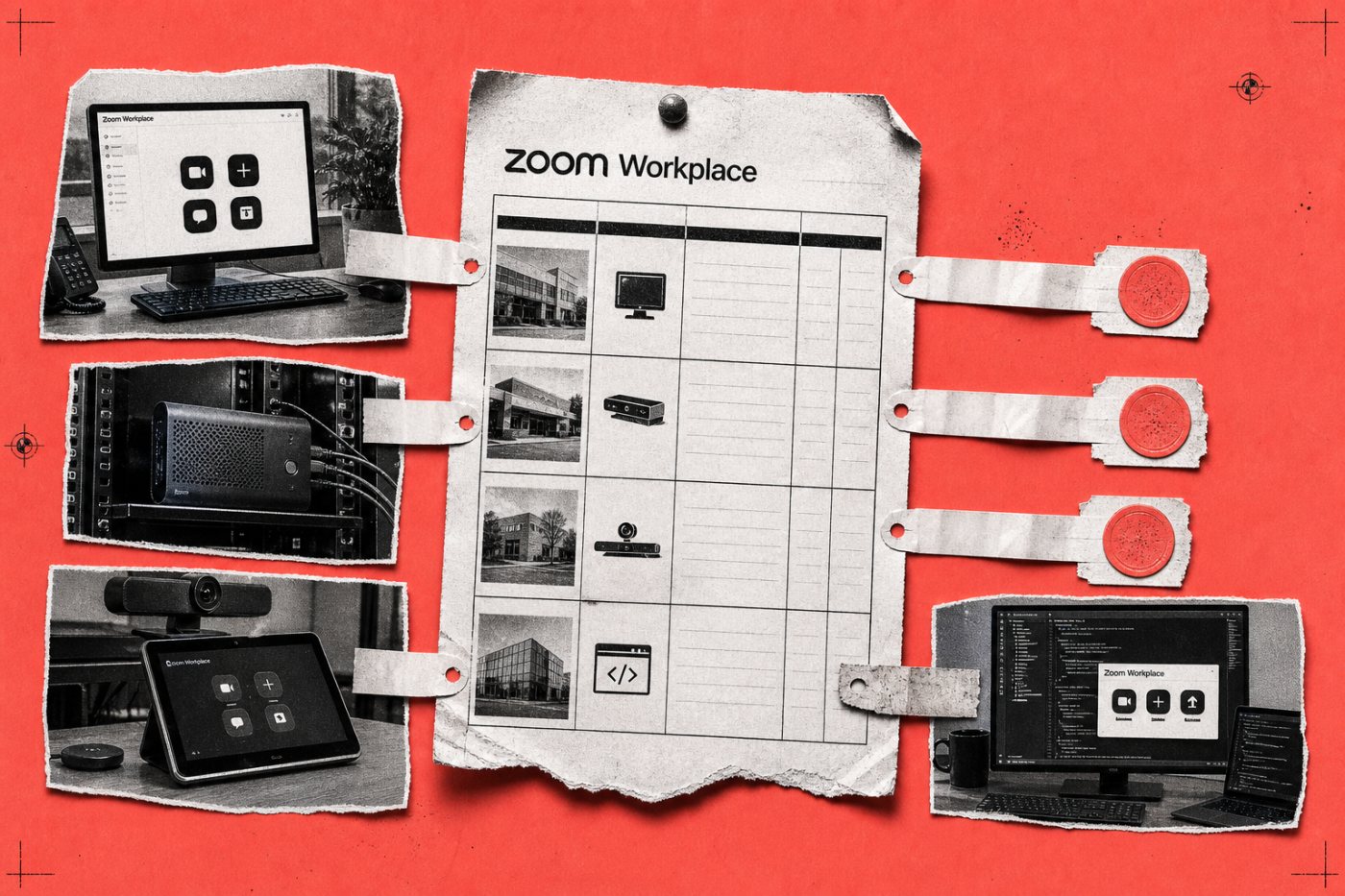 Inventario de Zoom Workplace, VDI, Rooms y Meeting SDK comparado con las versiones corregidas de cada producto.
