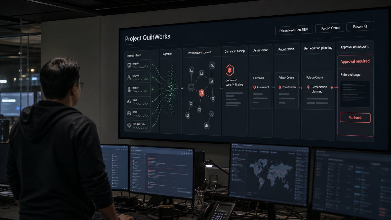 CrowdStrike nối 12 nguồn vào QuiltWorks: tác nhân xử lý khâu từng làm tay