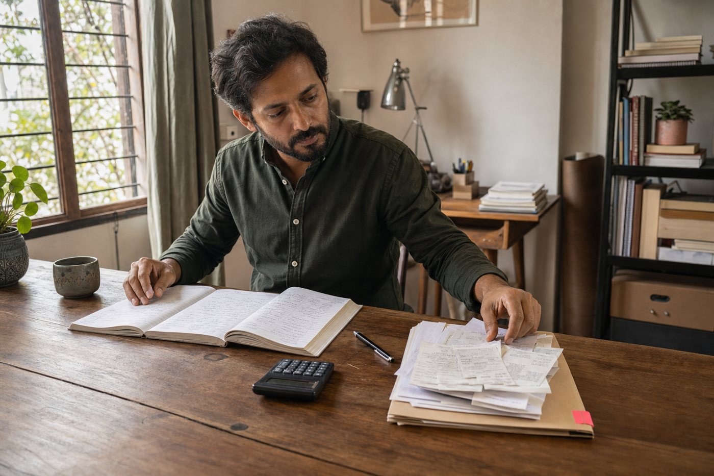 धारा 44ADA में सकल प्राप्तियों से अनुमानित लाभ और अलग रखे वास्तविक खर्चों की तुलना