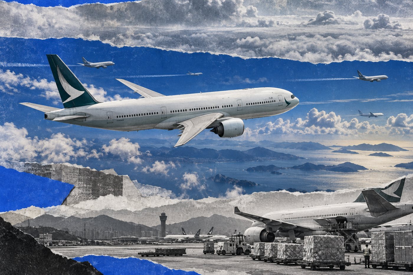 مصروف فضائی حدود میں operational پابندیوں کے باعث Cathay Pacific کی طویل پرواز contrail سے بچنے والی بلندی اختیار نہ کر سکنے کی حالت
