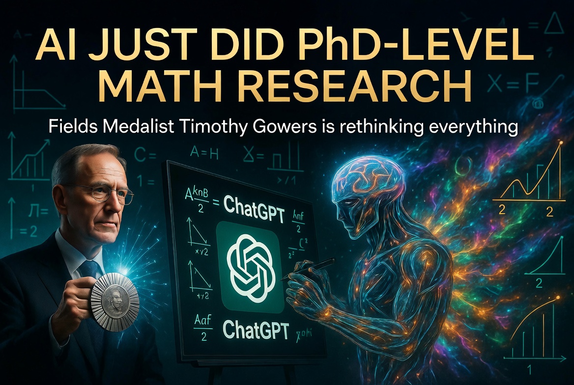 Fields Medalist Timothy Gowers: “ChatGPT 5.5 Pro Just Produced PhD-Level Math Research — With Zero Help From Me”
