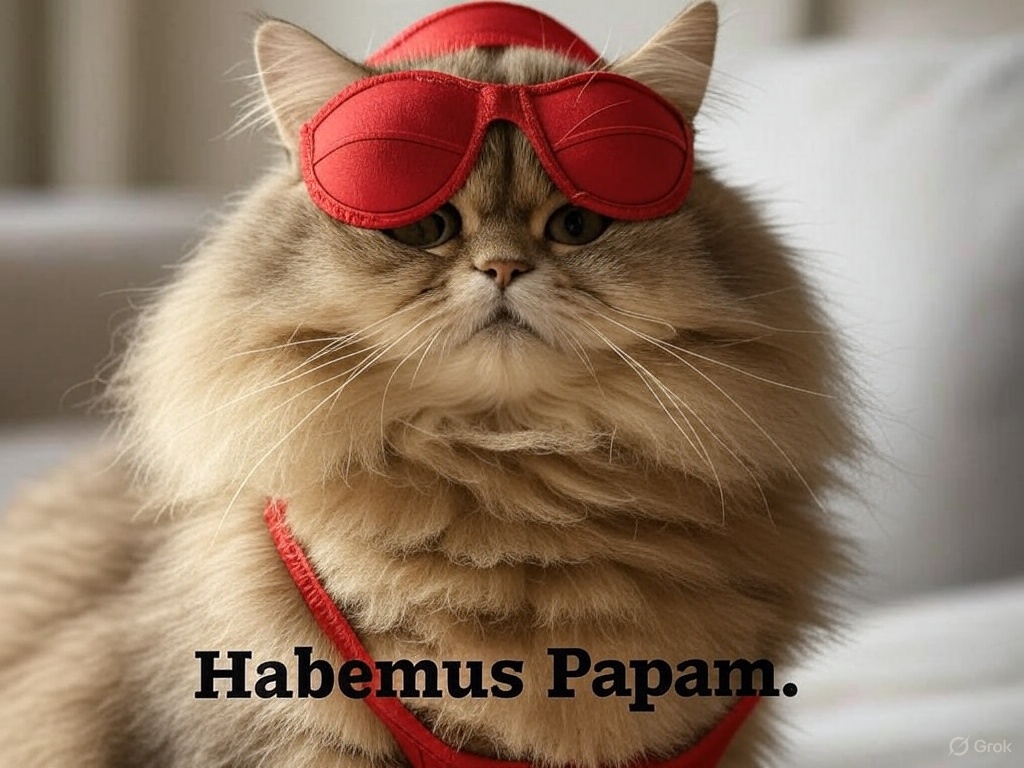 Habemus Papam: The TikTok Trend Where Cats Become Popes with Bras