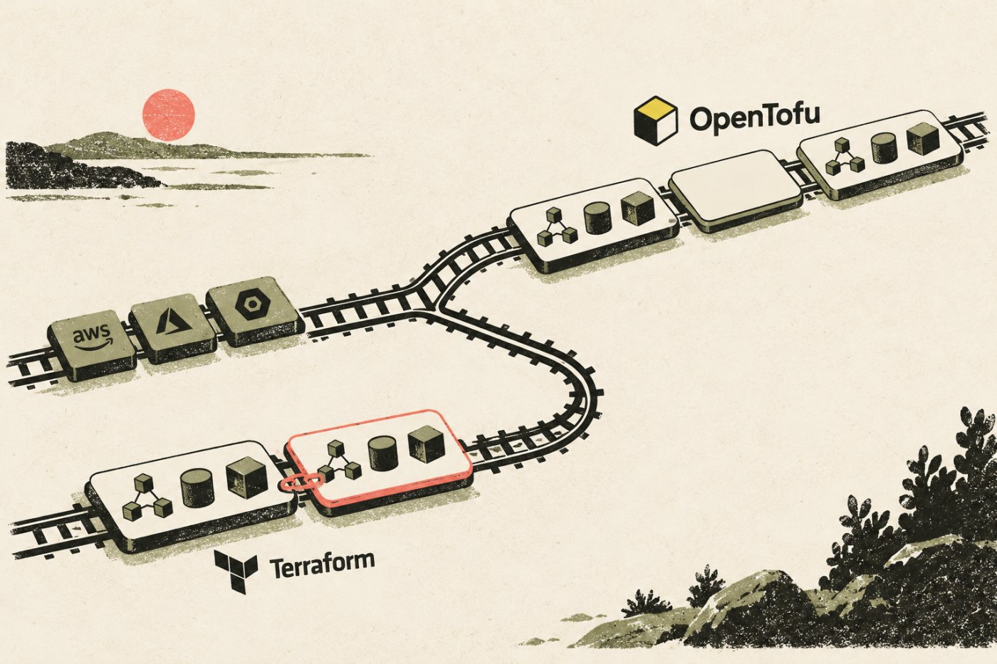 Terraform에서 OpenTofu로 이전할 때 상태 백업과 변경 계획, 롤백 경로를 확인하는 과정