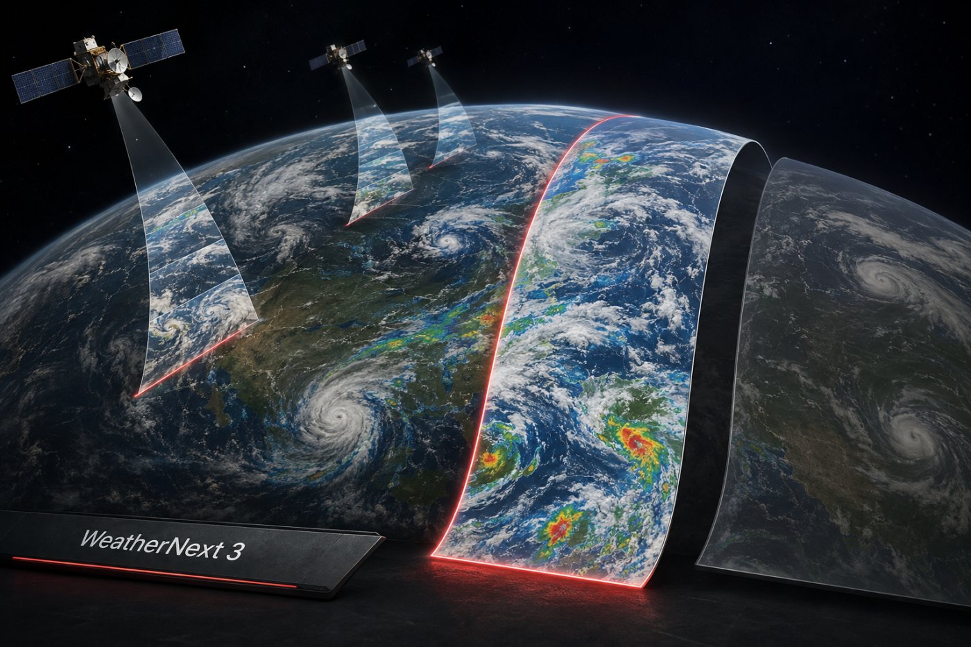 WeatherNext 3’ün yeni uydu gözlemleriyle her saat tahmin başlatması