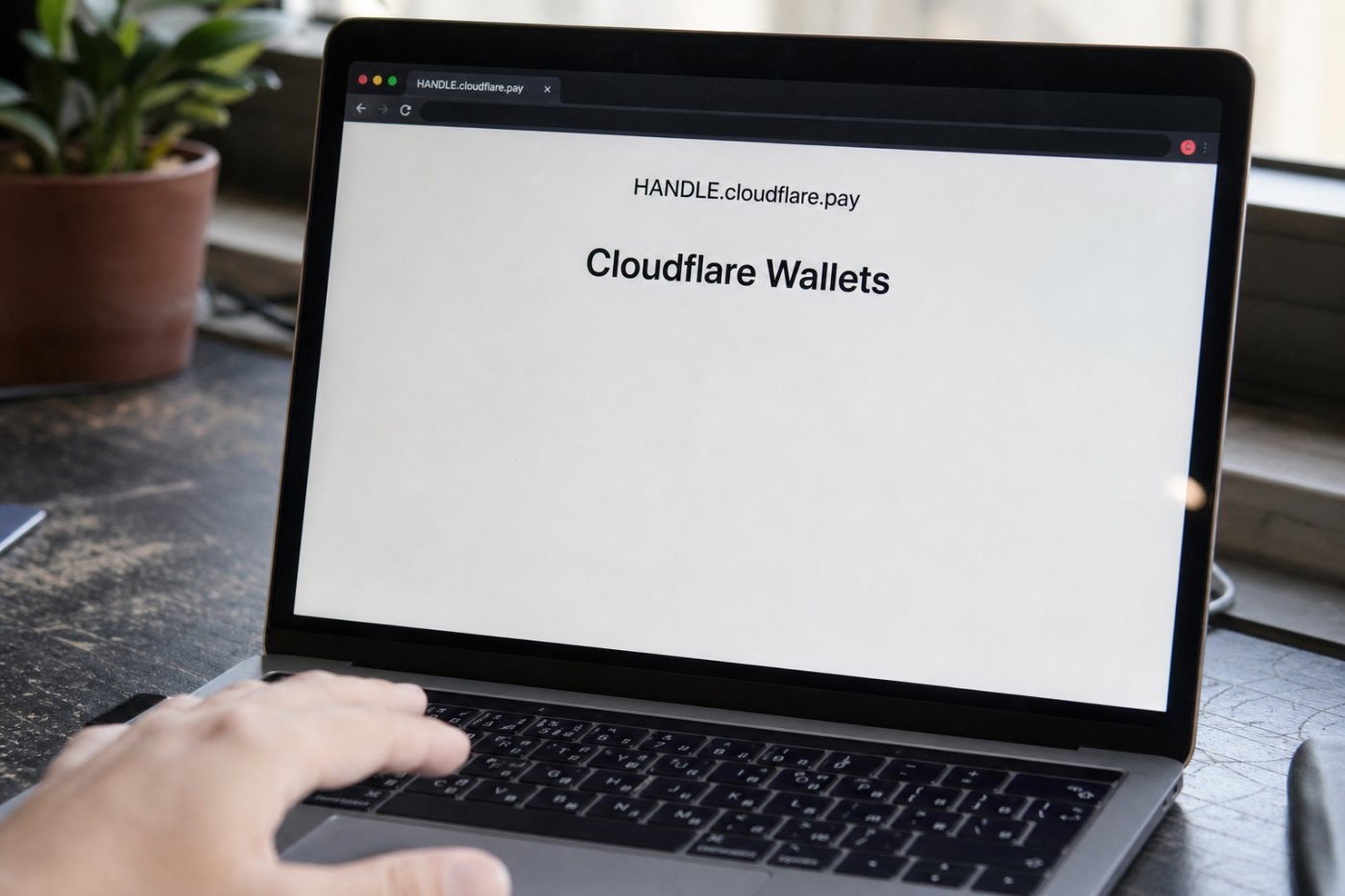 Бронь имени Cloudflare Wallets создаёт страницу только с идентификатором, без баланса и платежей.