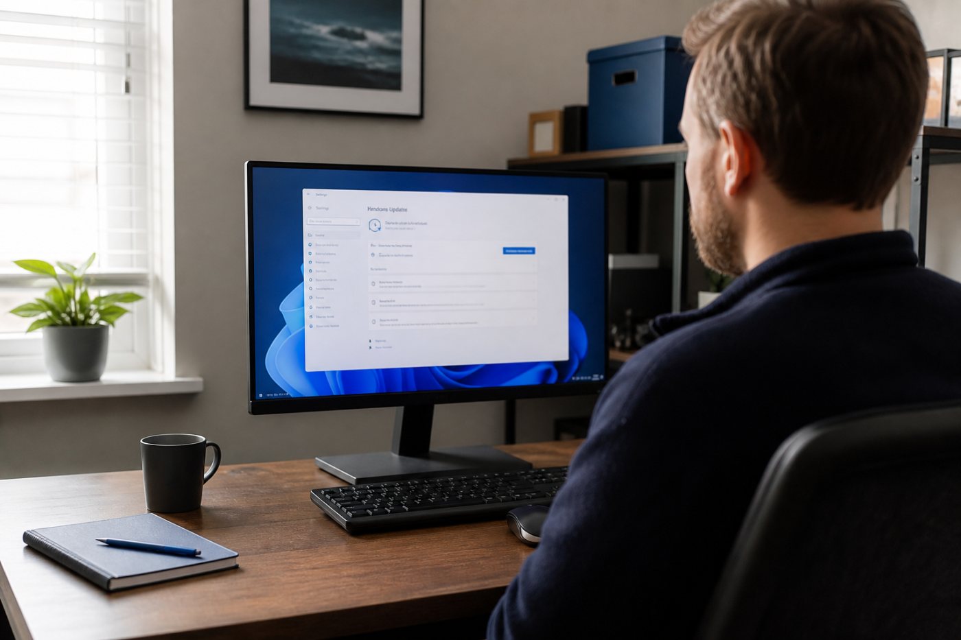 Повторная проверка Windows после перезапуска без оставшегося запроса на завершение обновления